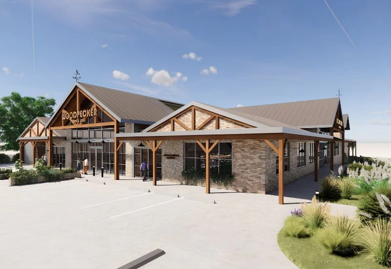 Green light for new hotel. Woodpecker Bar and Grill