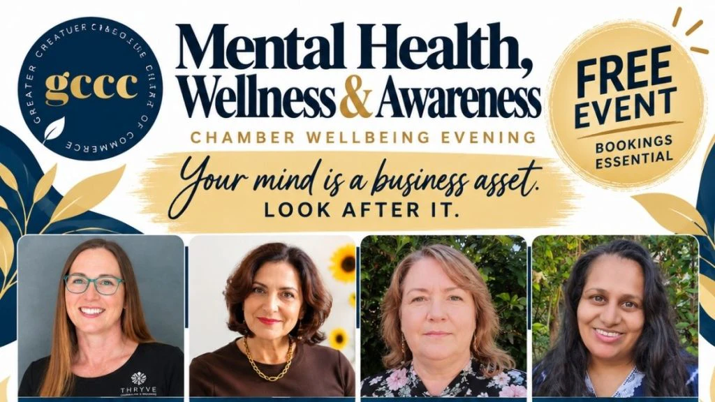 Mental Health, Wellness & Awareness (Chamber Wellbeing Evening)