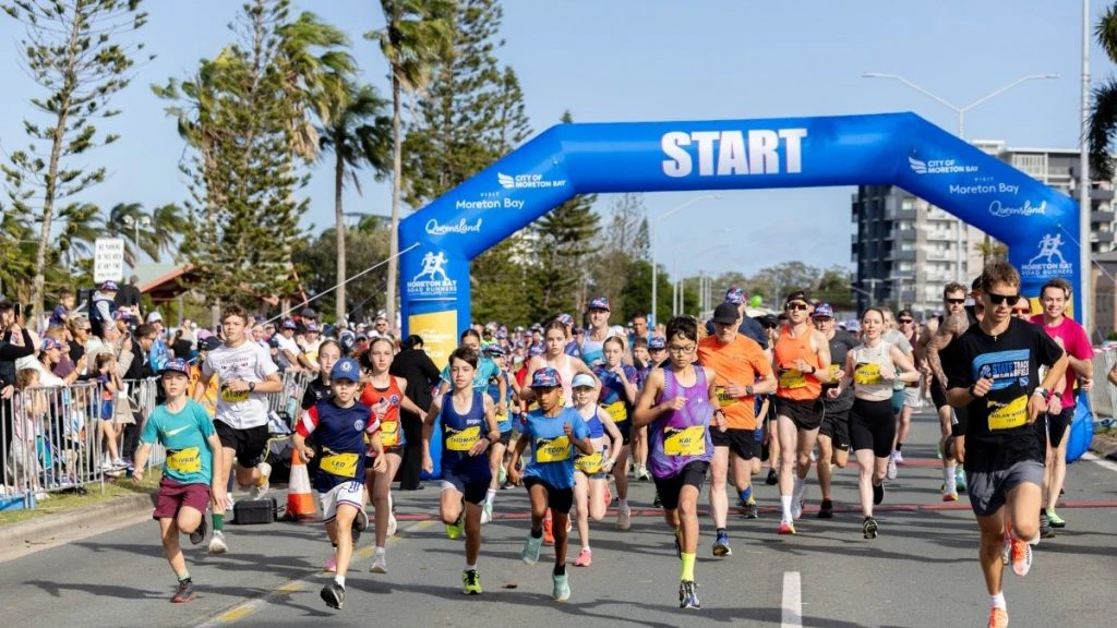 Runners at the Jetty 2 Jetty marathon this year