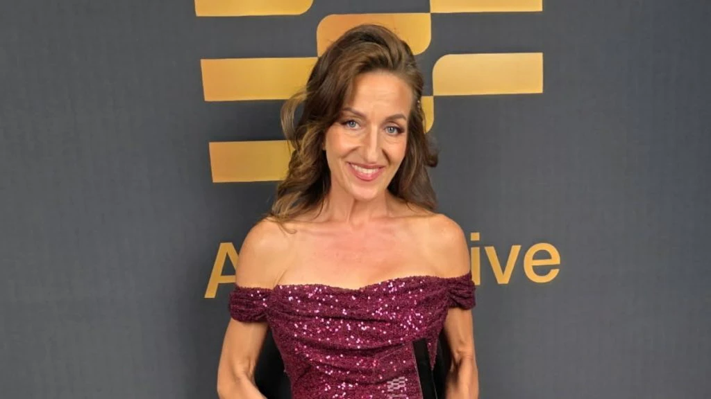 Larni Mailer at the AUSactive awards