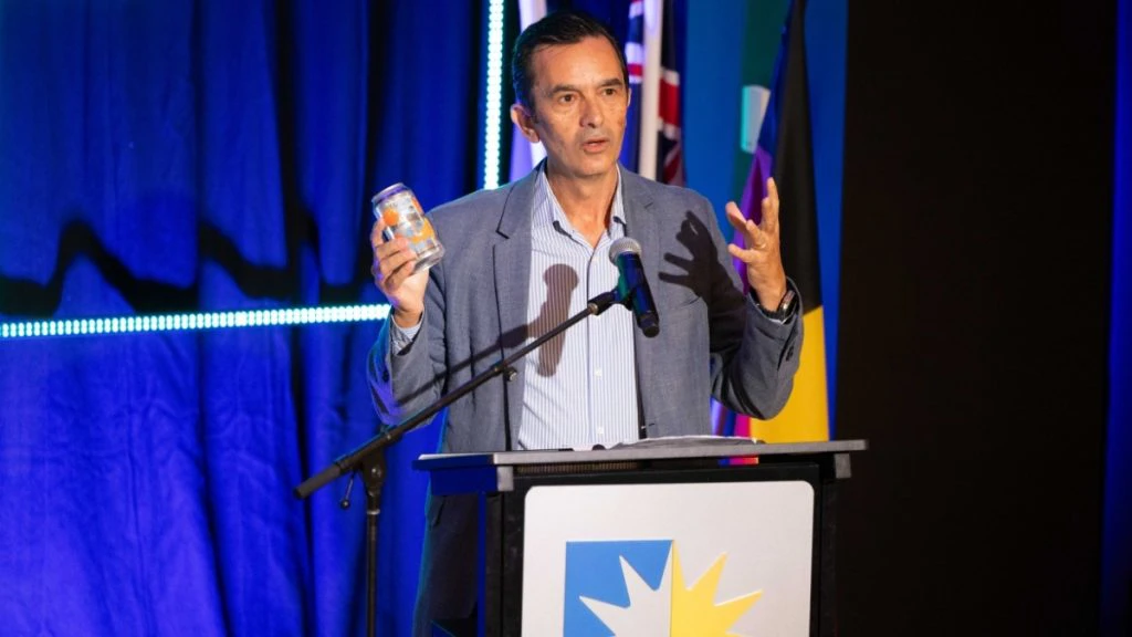Paul Martins speaking at UniSC